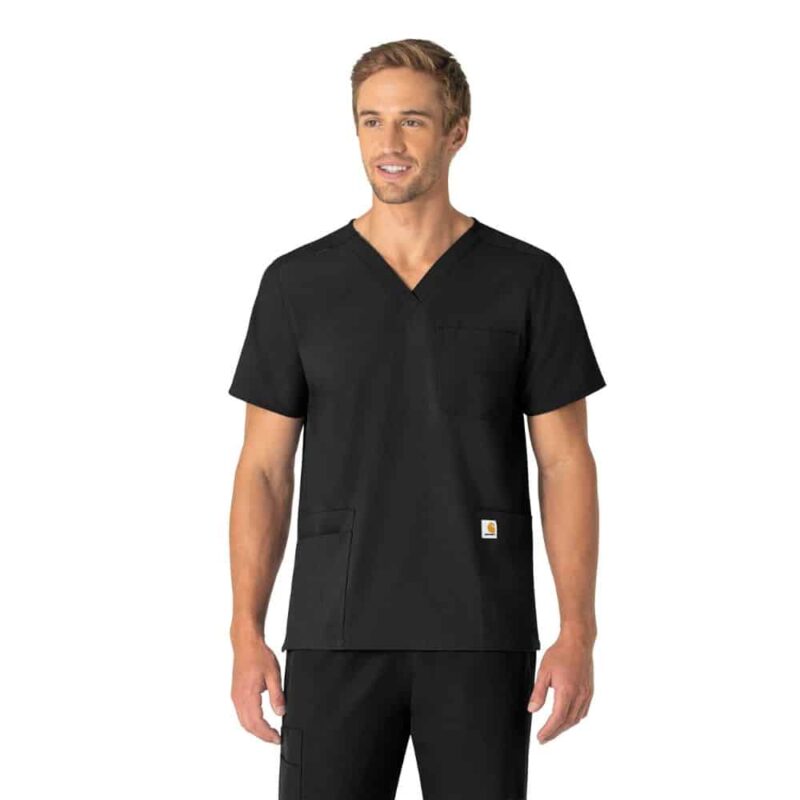 Carhartt Force Essentials Unisex V-Neck 6-Pocket Scrub Top - Image 7