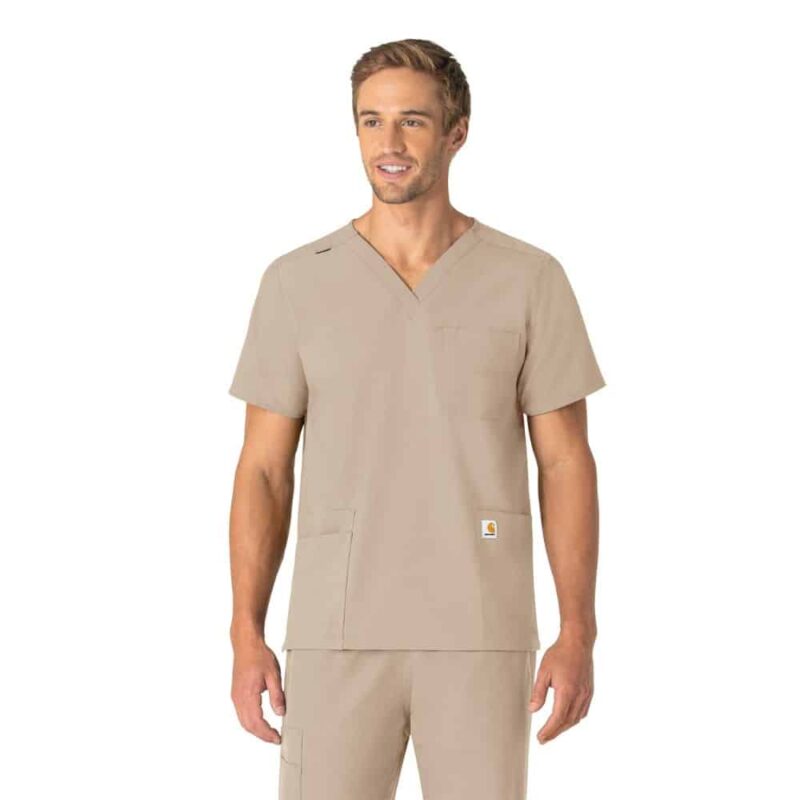 Carhartt Force Essentials Unisex V-Neck 6-Pocket Scrub Top - Image 16