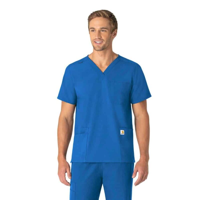 Carhartt Force Essentials Unisex V-Neck 6-Pocket Scrub Top - Image 12