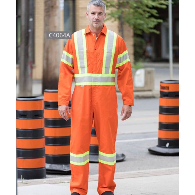 Coveralls With 4″ Reflective Tape