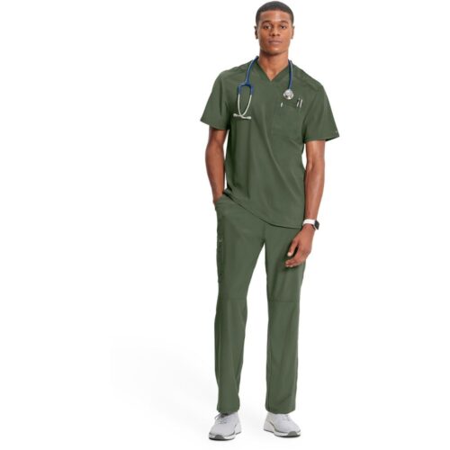 CK910A Cherokee Infinity- Mens V-Neck Zip Pocket