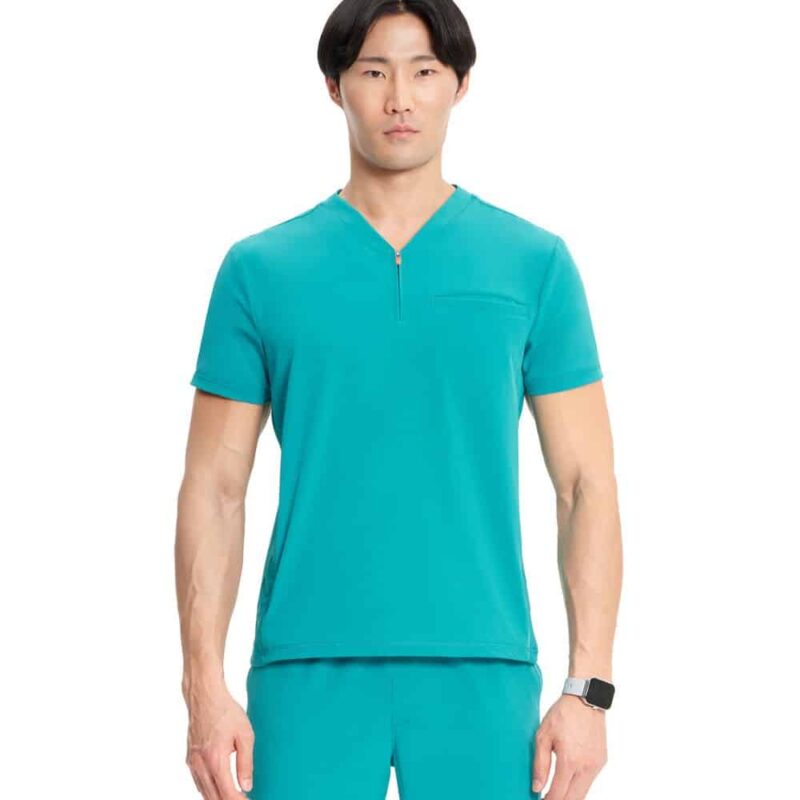 Infinity Men's Partial Zip V-Neck Top - Image 3