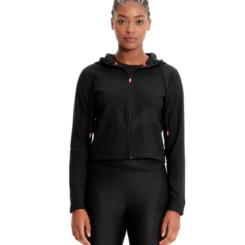 Infinity Mesh Zip Front Crop Jacket - Image 5