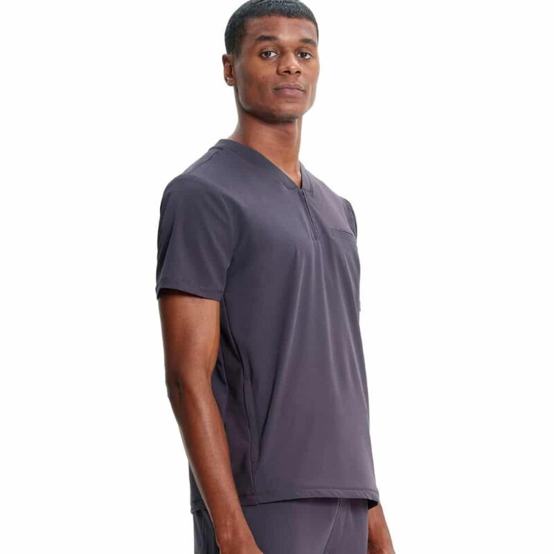 Infinity Men's Partial Zip V-Neck Top - Image 6