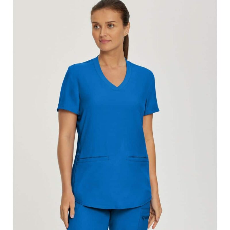 Landau 3-Pocket V-Neck Scrub Top