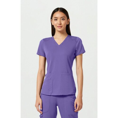 MC7459 MedCouture V-Neck Shirttail Top