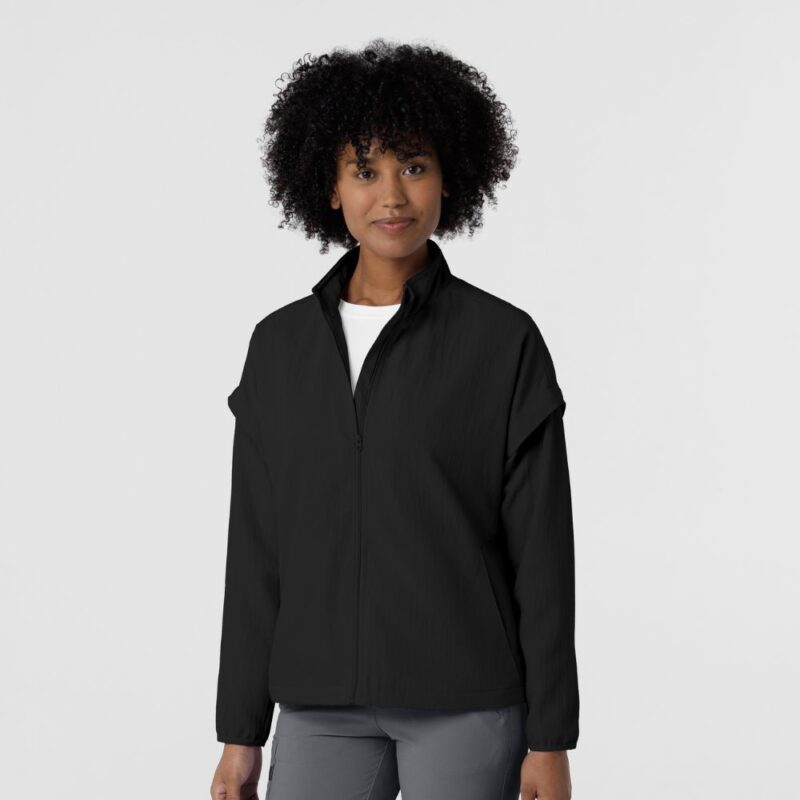 Wonderwink Layers Women's BreezeBreaker Scrub Jacket - Image 2