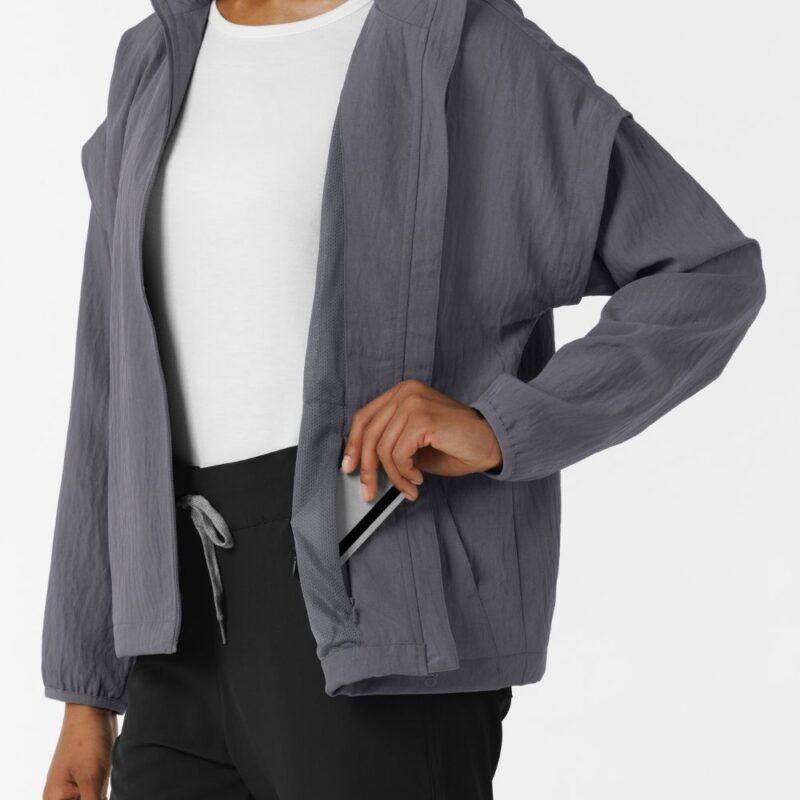 Wonderwink Layers Women's BreezeBreaker Scrub Jacket - Image 5