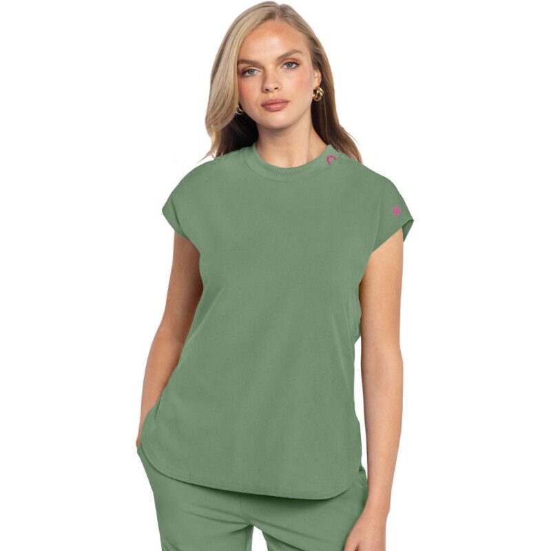 MedCouture Round Neck Tuckable Top