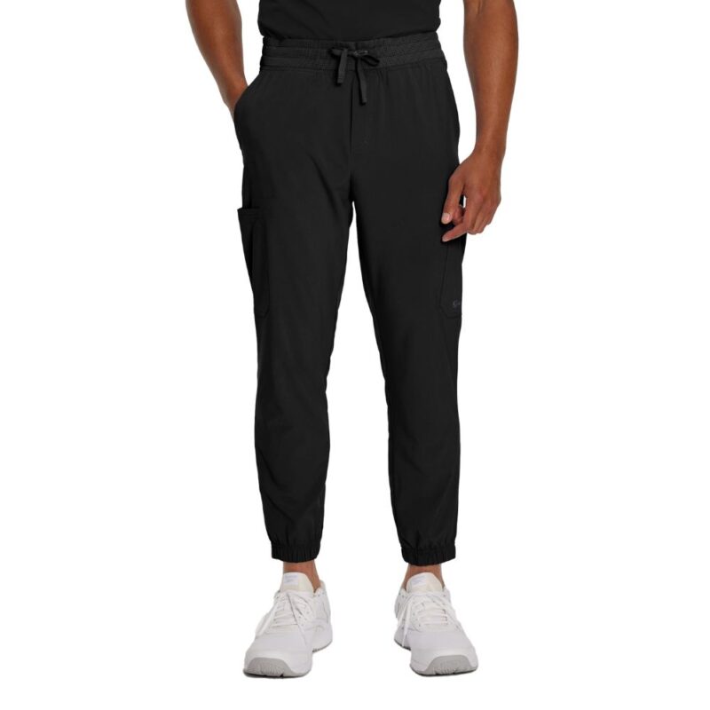 White Cross Jogger Scrub Pants - Image 2