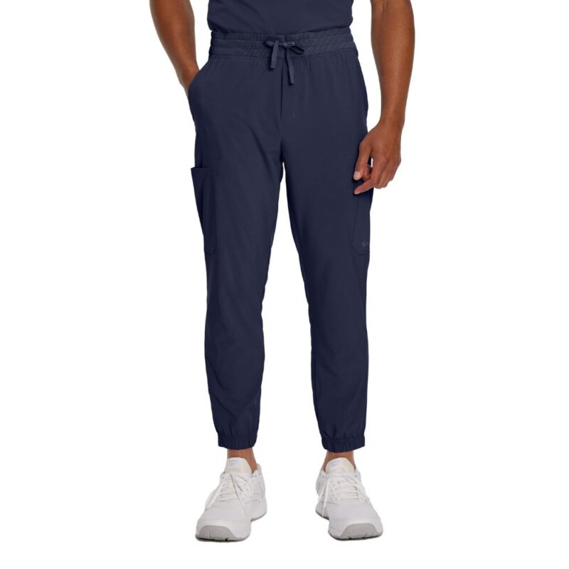 White Cross Jogger Scrub Pants