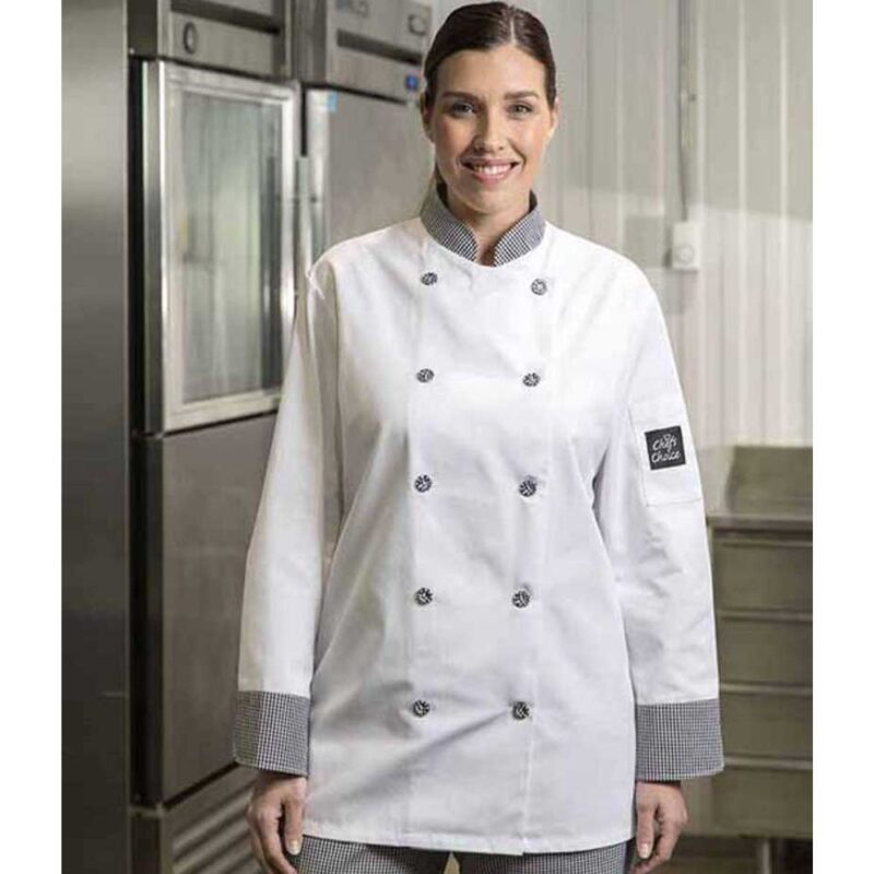 Premium Chef Coat with Contrast Trim - Image 4