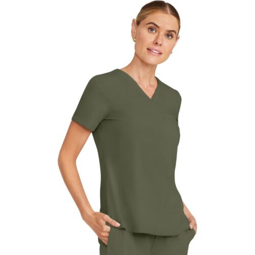 HH755 Healing Hands Women's Tuck-in V-Neck Top