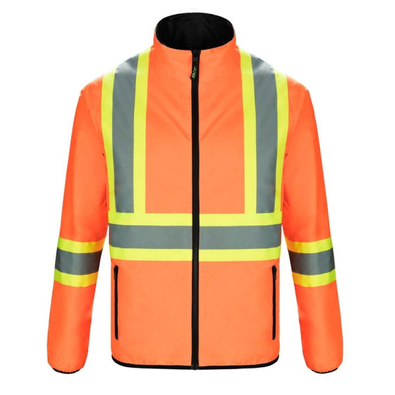 L01260 - Safeguard - Reversible Hi-Vis Insulated Jacket - Image 11