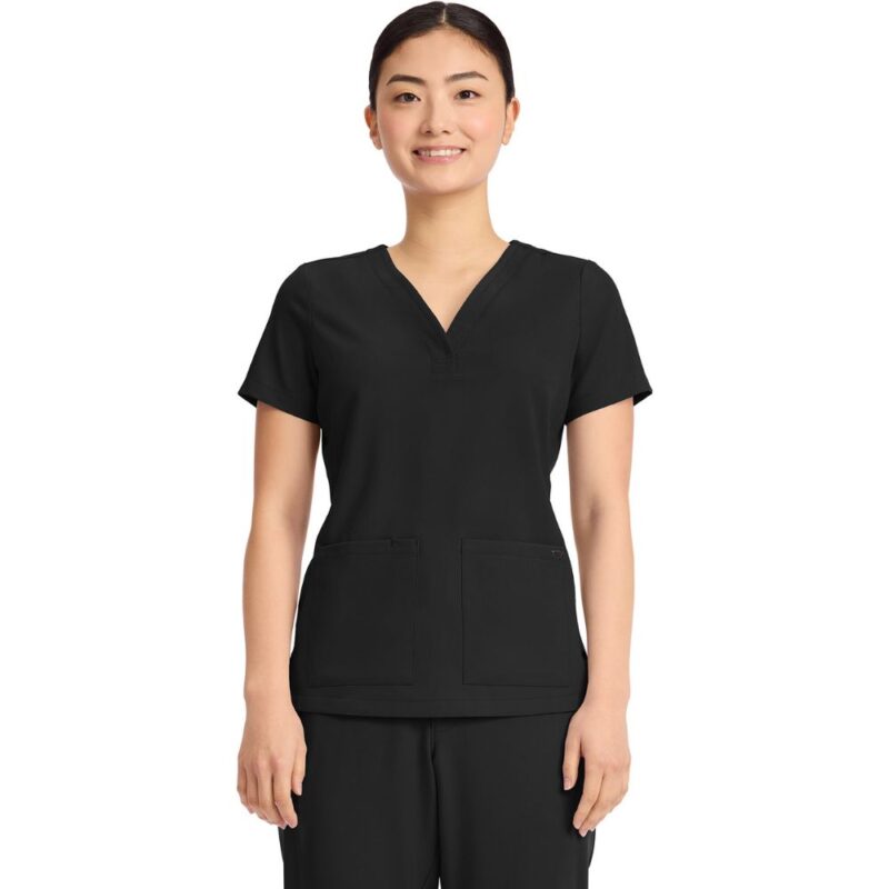 Healing Hands Women's 3-Pocket Y-Neck Top - Image 5