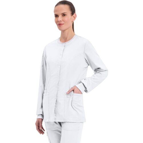 WW310 White Cherokee Revolution Snap Front Jacket