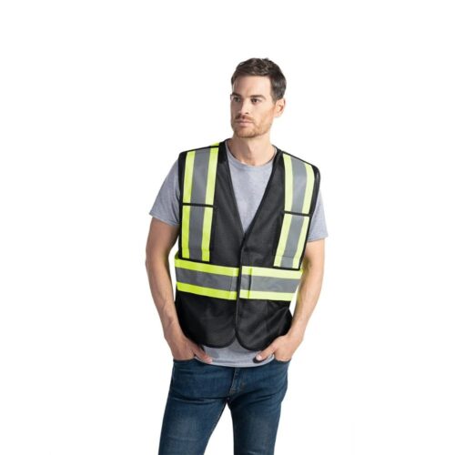 L01180 - Patrol - Adult Mesh Hi-Vis 5 Point Tear Away Vest - One Size