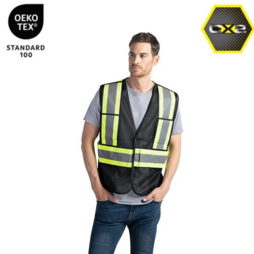 L01180 - Patrol - Adult Mesh Hi-Vis 5 Point Tear Away Vest - One Size