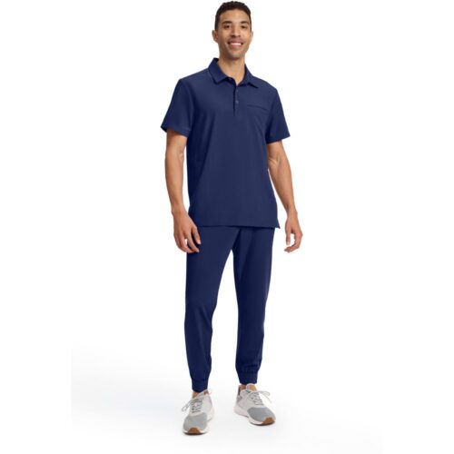 HH759 Healing Hands Men's 3-Pocket Polo Collar Top