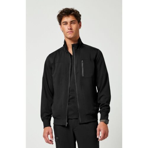 5530 Healing Hands Jonathan Bomber Jacket in BLACK