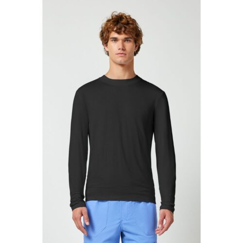 WW700 Men's Underscrub Knit Top in Black