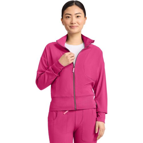 MC303 MED COUTURE Women's Cropped Warm Up Jacket